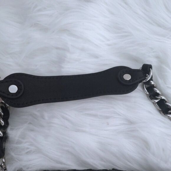 Lockheart vintage woven leather shoulder bag EUC - Picture 6 of 7